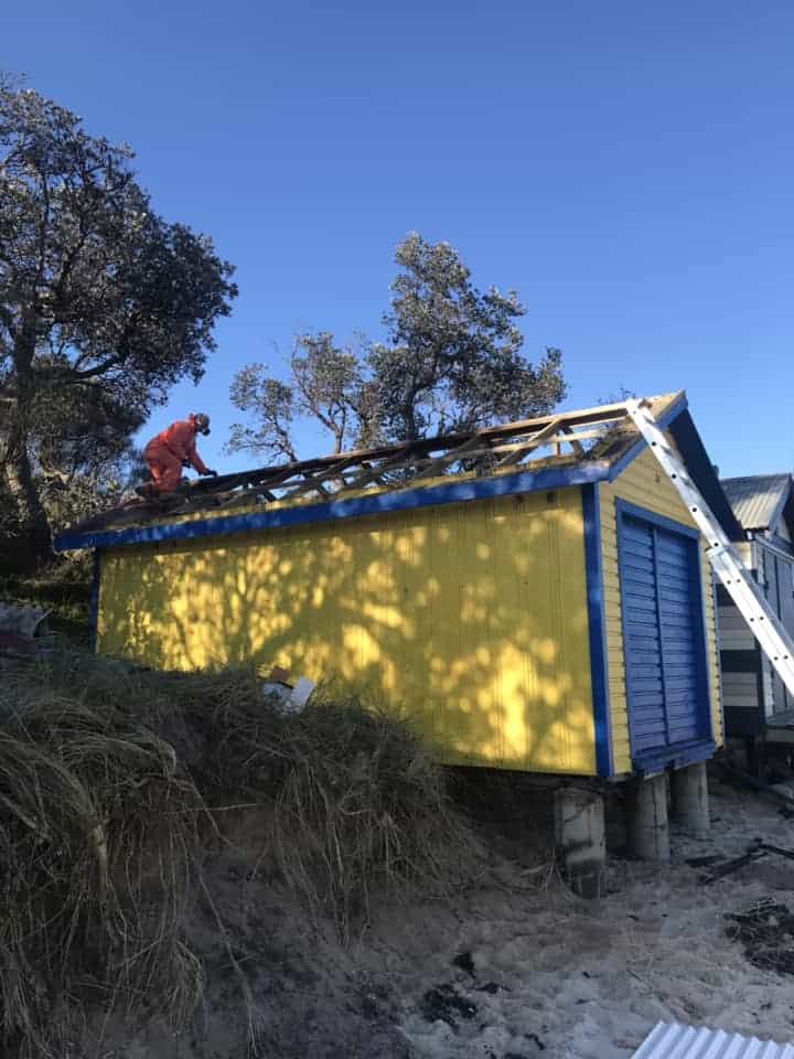 beach house new roof