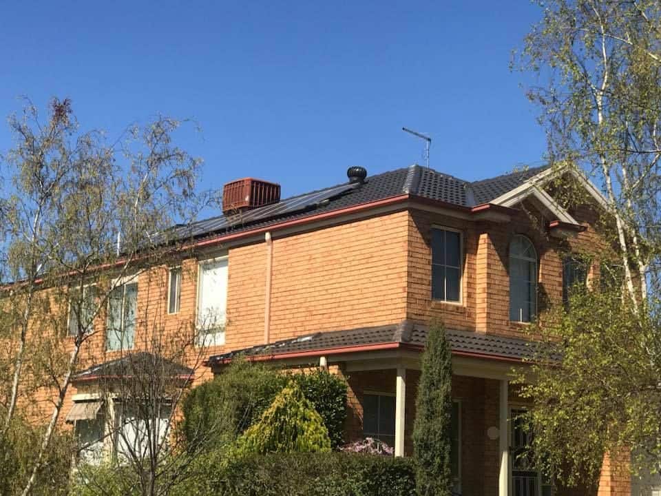 Restored tile roof on a Langwarrin home