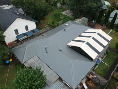 COLORBOND steel roof on a Parkdale home