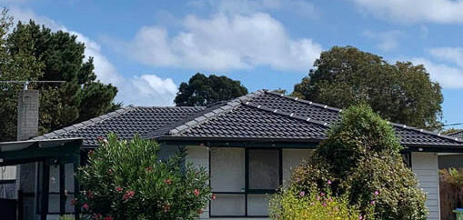Roof restoration on a Cheltenham home
