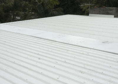 flat metal roofing