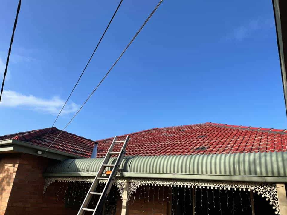 Roof restoration Keysborough before image