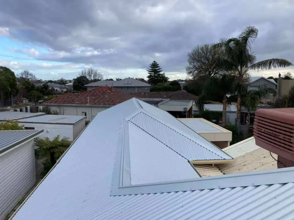 after our team completed a re-roofing job in Noble Park North